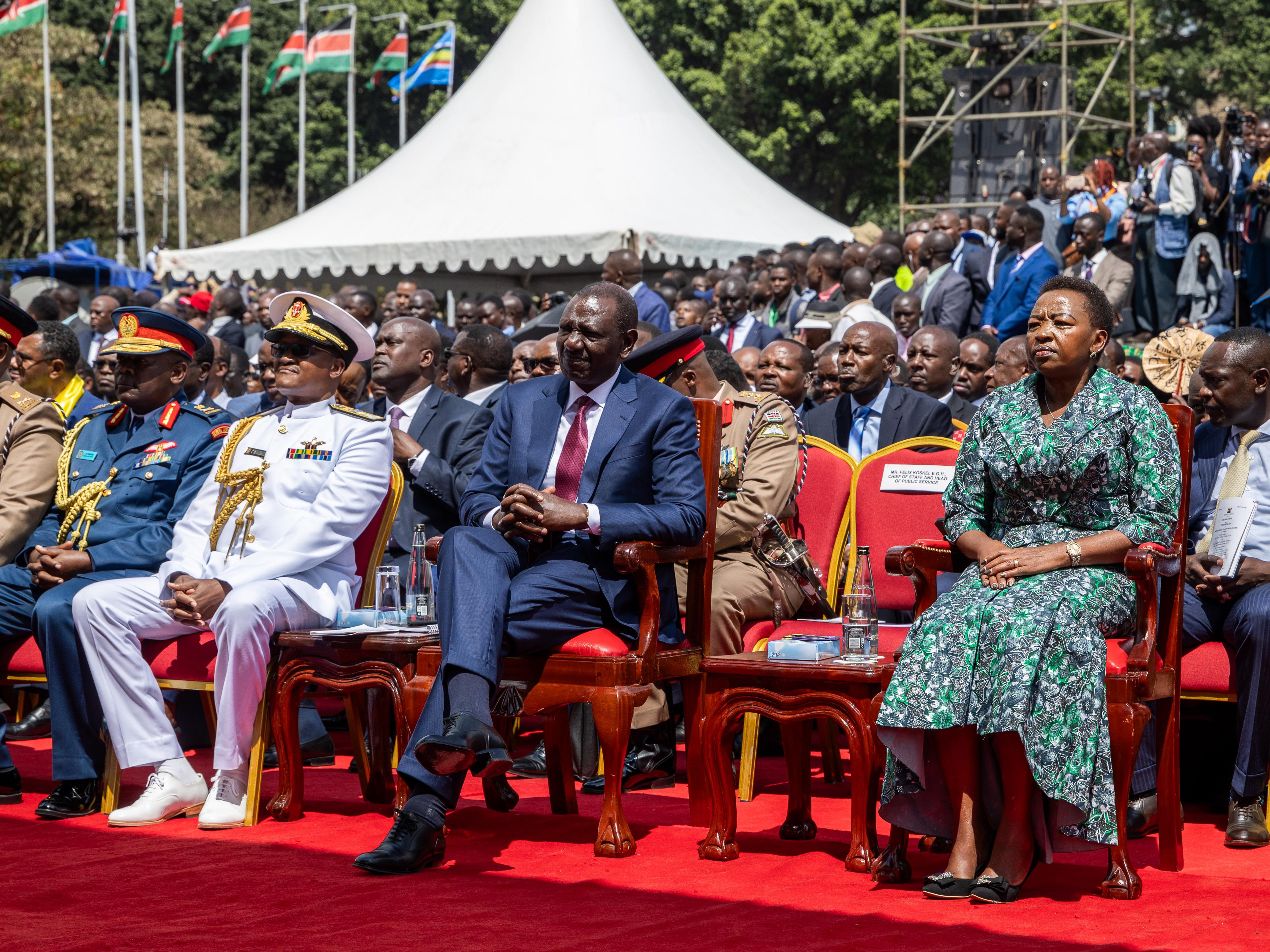 Swearing-in ceremony of Kenya's 3rd Deputy President Kithure Kindiki at KICC, Nairobi on November 1, 2024