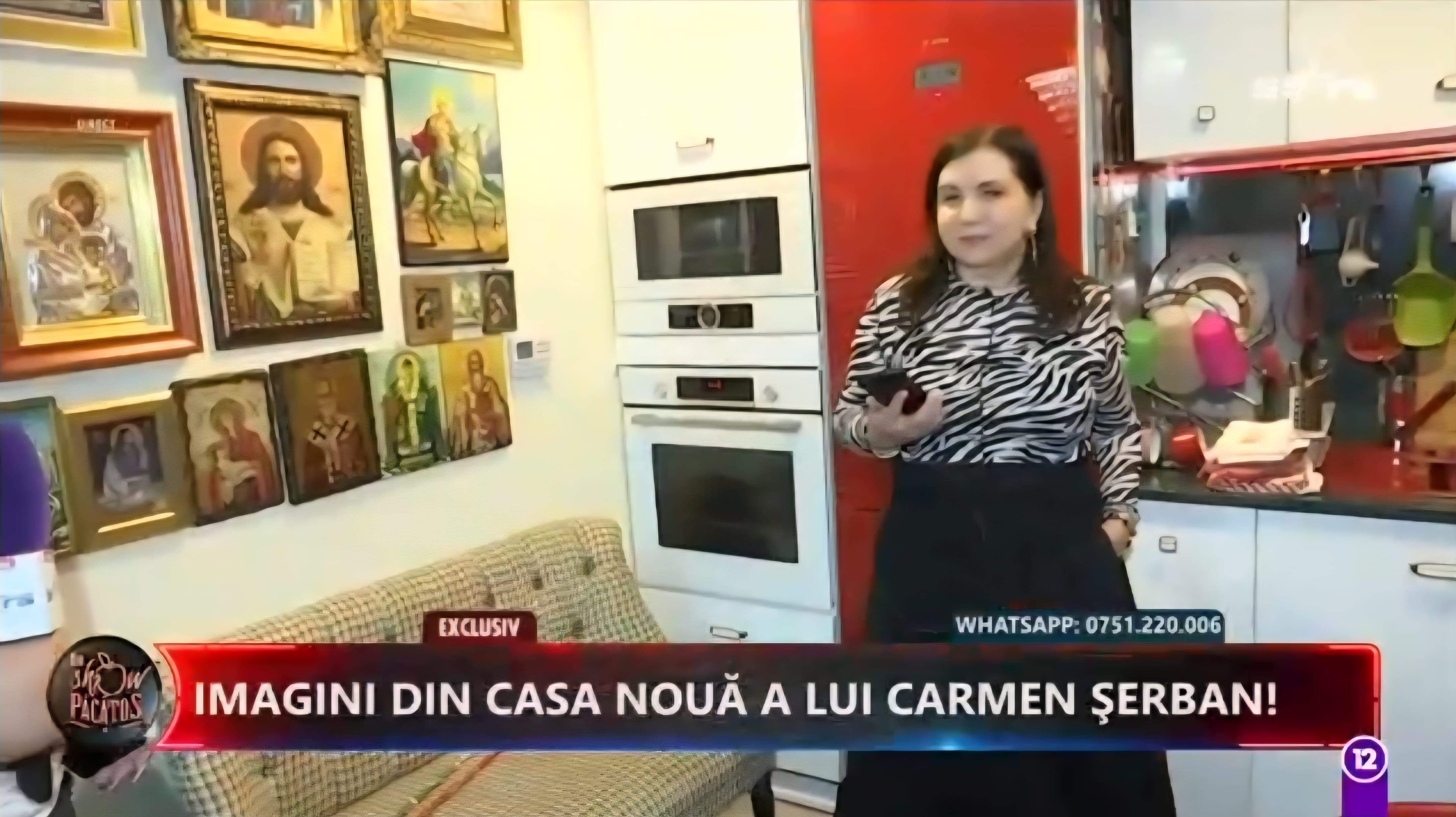 Imagini din casa în care locuiește Carmen Șerban. Artista și-a făcut propriul altar
