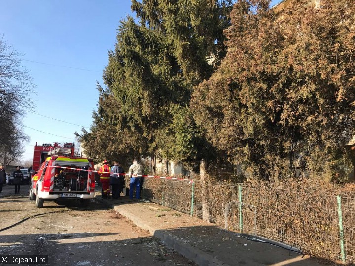 Explozie în Cluj. Un bloc de locuințe a sărit în aer