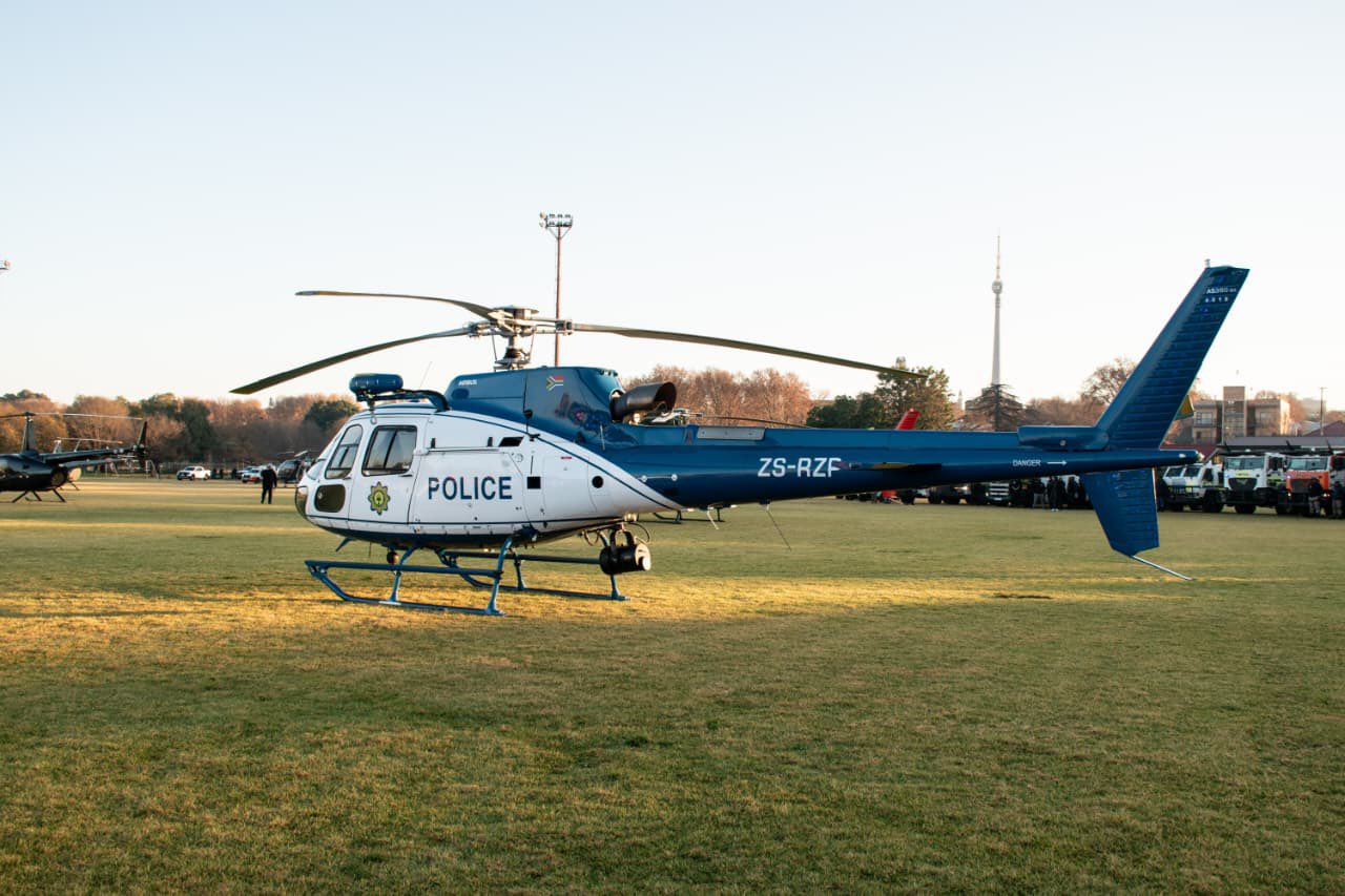 One of the Helicopters that will be providing continuous aerial surveillance and real-time intelligence to the Command Centre, to monitor and enable rapid deployment of law enforcement resources.