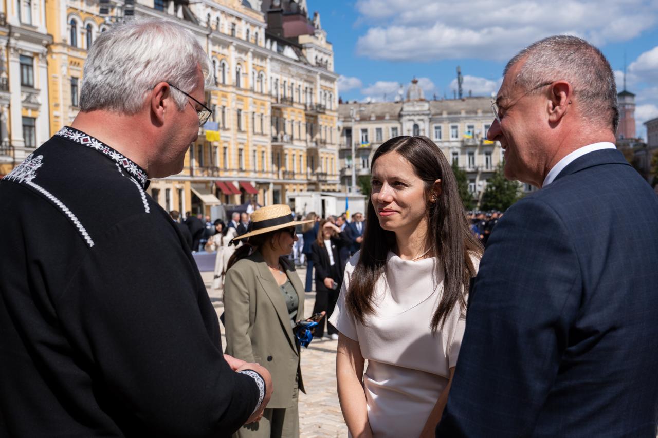 Mirabela Grădinaru se află la Kiev de Ziua Independenței Ucrainei, la invitația Olenei Zelenska: „Îmi doresc să fie pace”