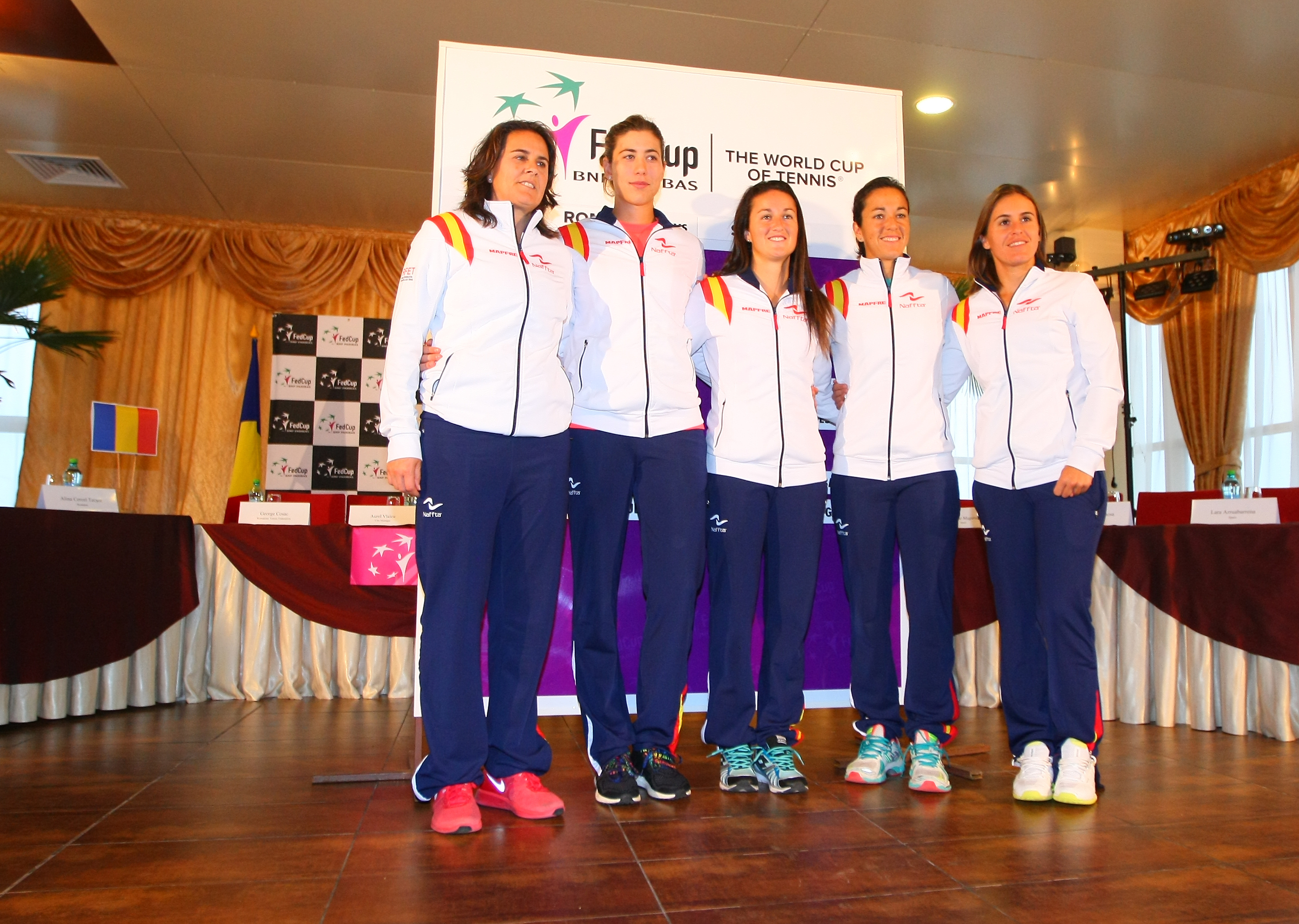 România - Spania, Fed Cup: s-a tras la sorți țintarul / GALERIE FOTO