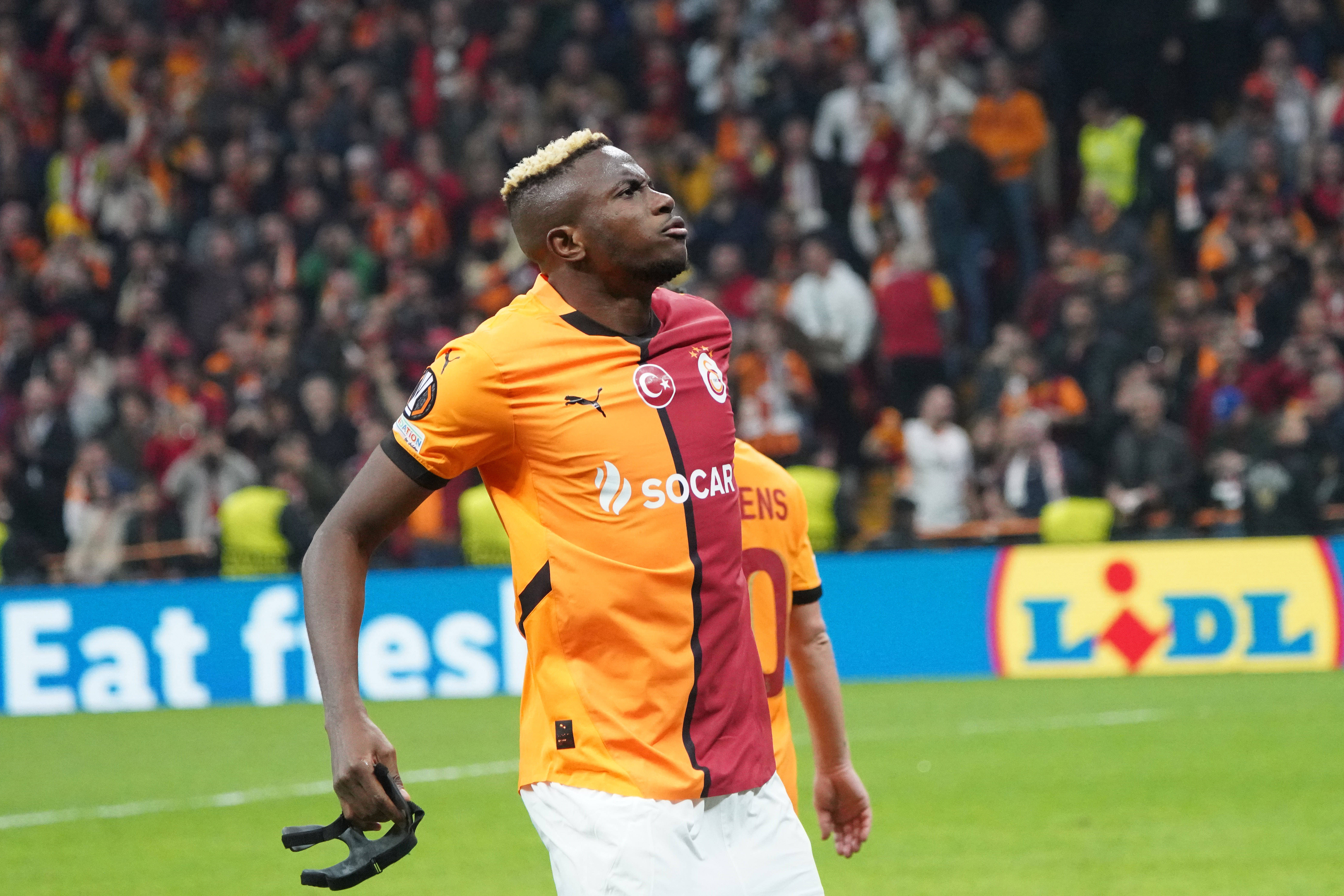 Galatasaray vs Tottenham: Osimhen’s brace sinks 10-man spurs in the Europa League