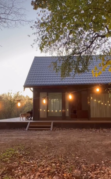 Imagini cu casa în care locuiește Sânziana Negru, lângă pădure. A construit-o de la zero: „Cea mai mare bătaie de cap cred că a fost cu muncitorii”