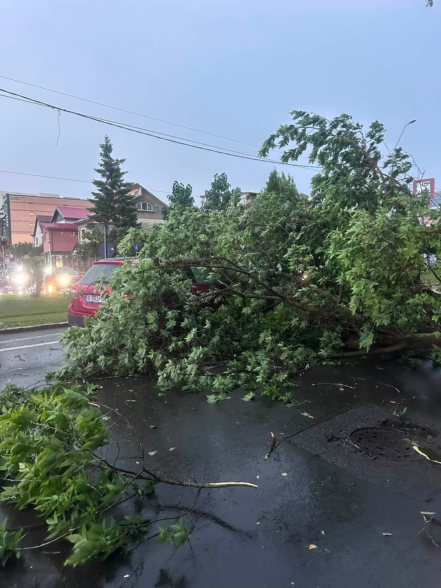 Furtună puternică în București: ANM a emis un cod portocaliu de vijelii și grindină pentru această seară. A fost emisă avertizare RO-Alert