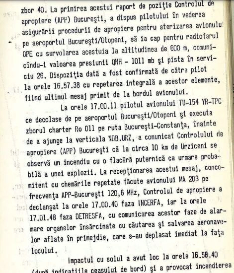 Catastrofa aeriană de la Urziceni, din 1977. Fenomenul „amurgului târziu” a contribuit la tragedia soldată cu 29 de morți