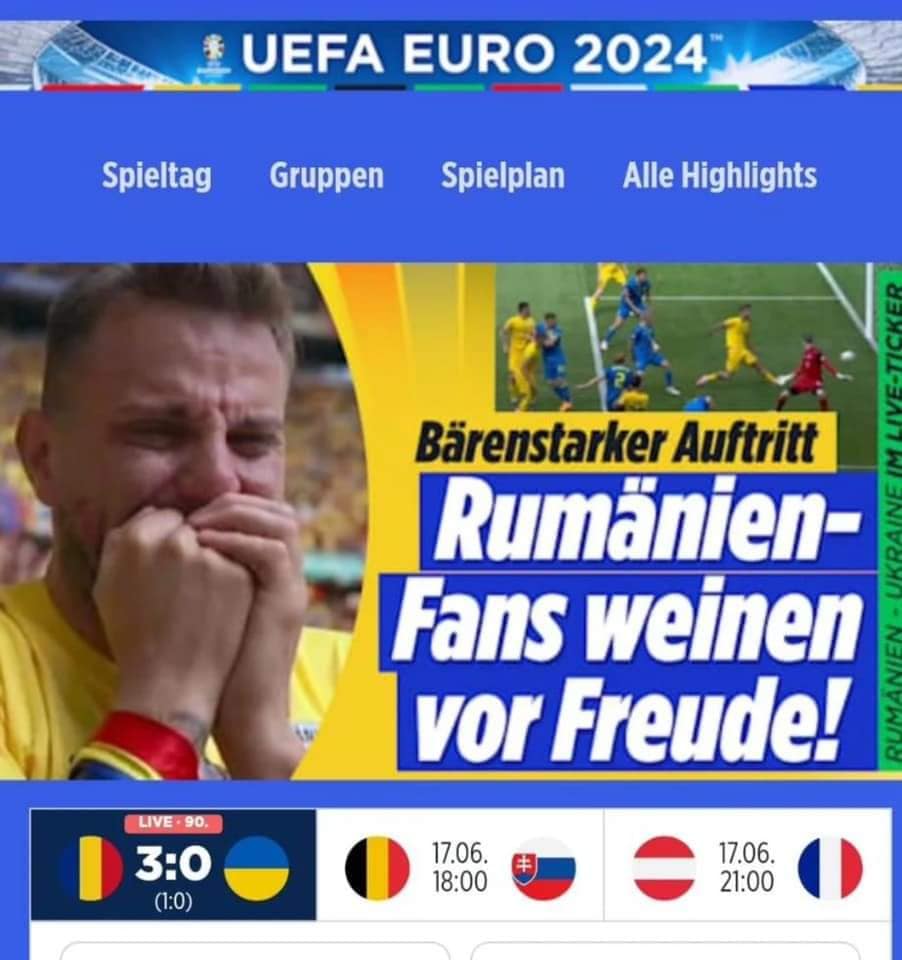 Cezar Micheten, românul devenit simbol al fanilor la meciul cu Ucraina: „Imaginea mea când plâng de fericire îmi va rămâne adânc în suflet”