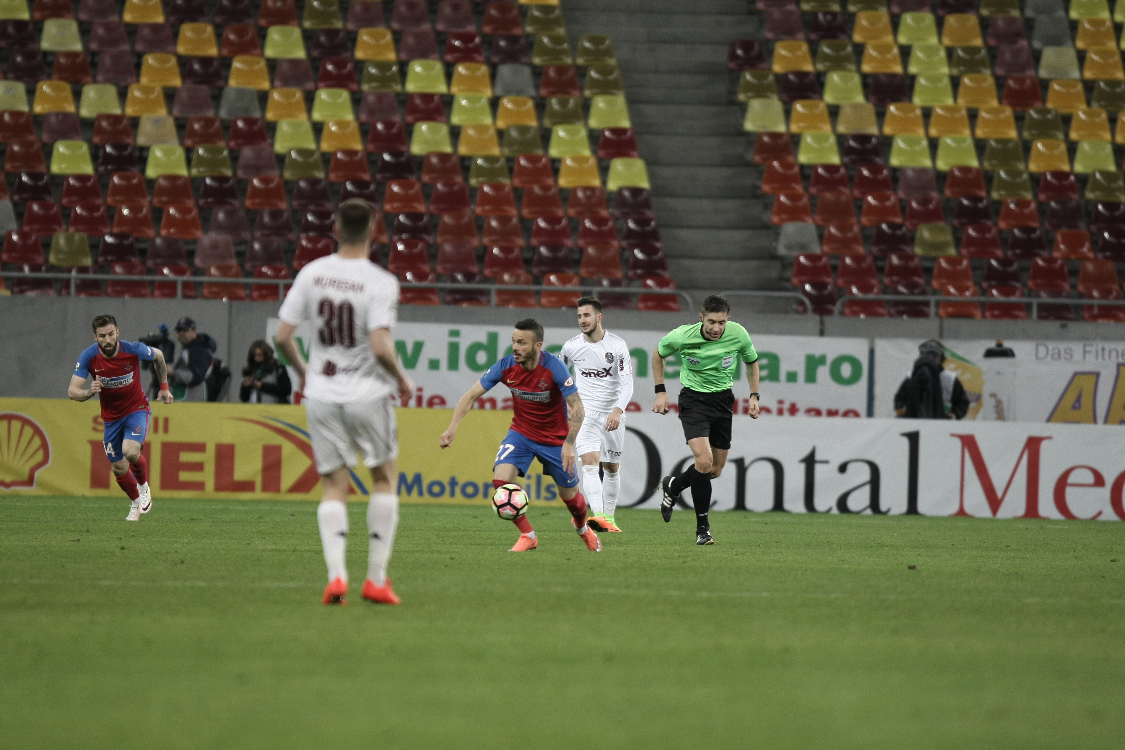 Liga 1, play-off, etapa 1. Steaua - CFR Cluj 2-0. Ovidiu Popescu, gol de generic. Trupa lui Becali a urcat pe primul loc! Reacţii / FOTO & VIDEO