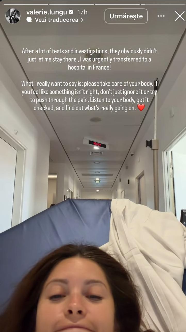 Valerie Lungu de la Asia Express, momente dificile în vacanță. De pe vasul de croazieră a fost transferată de urgență la un spital din Franța