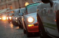 Sibiu Rally Challenge a început cu parada din centrul orașului