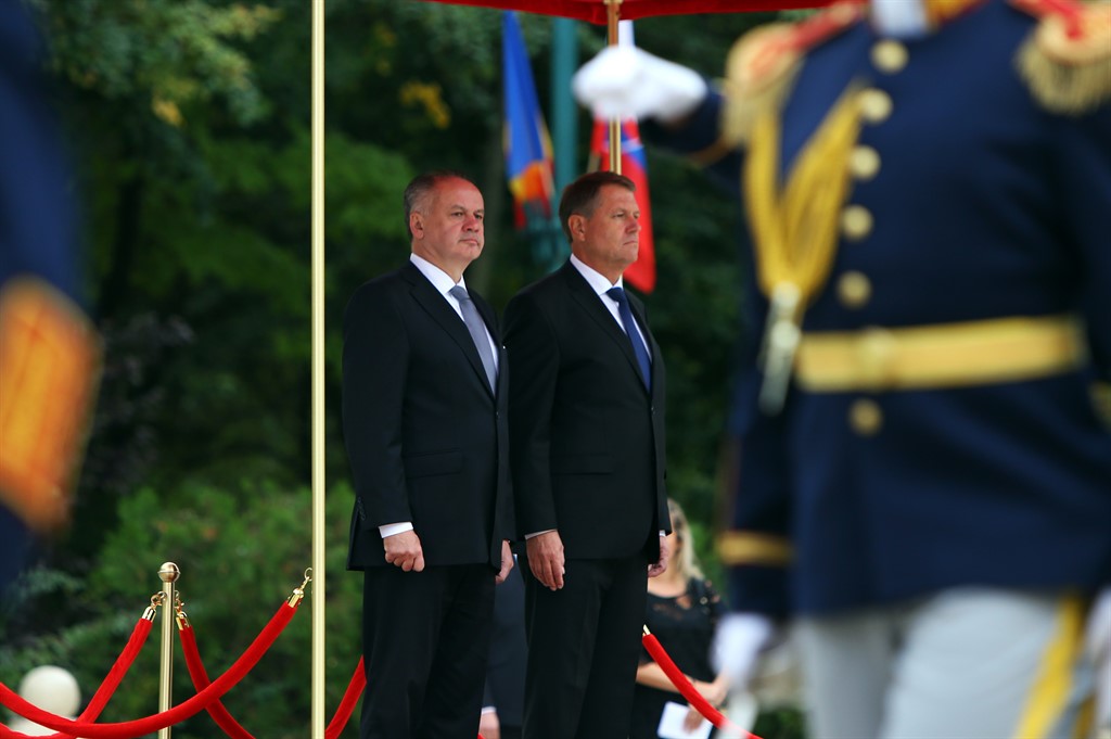 Klaus Iohannis s-a întâlnit cu Preşedintele Slovaciei la Palatul Cotroceni / FOTO