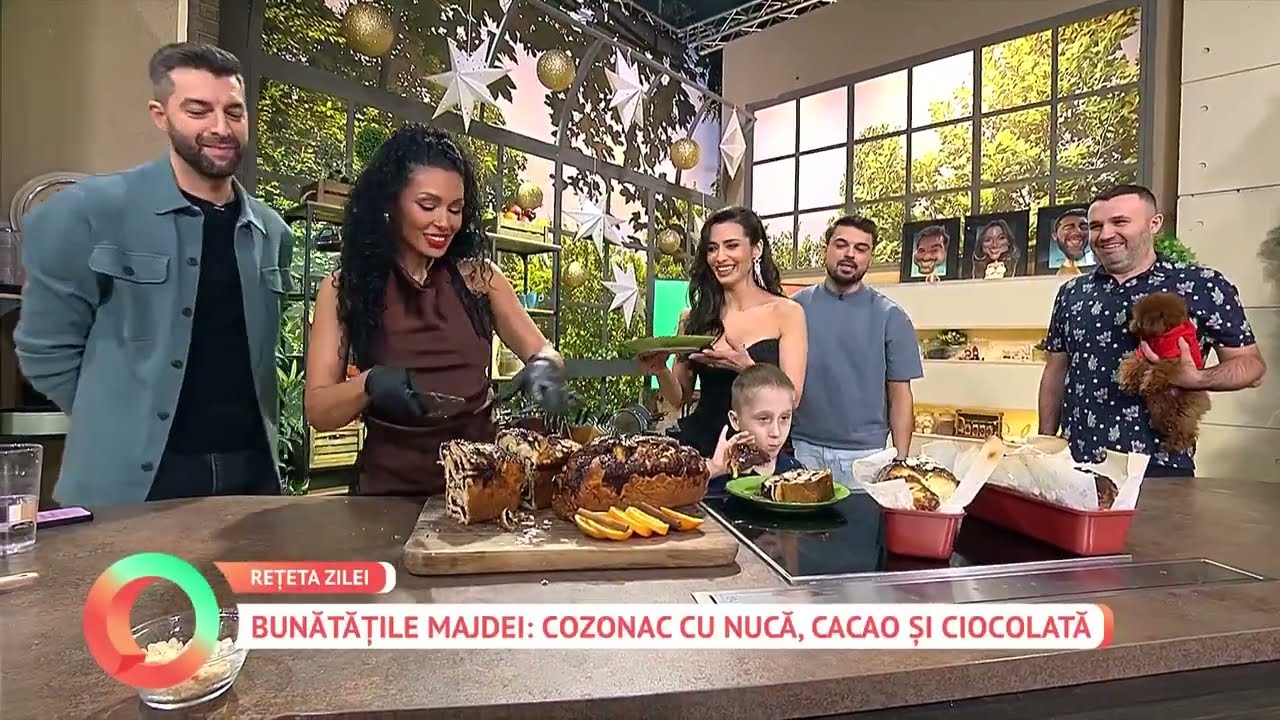 Majda Aboulumosha, rețetă specială de cozonac pentru Crăciun. Câte ore trebuie lăsat aluatul la dospit la rece