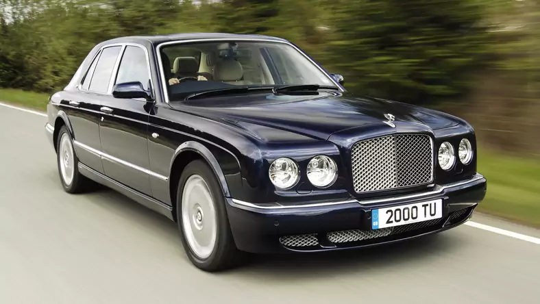 Bentley Arnage (1998 - 2009) Sedan Arnage RL wersja 4-drzwiowa, Benzynowy, Automatyczna skrzynia biegów, 6761cm3 - 456KM, 2655kg