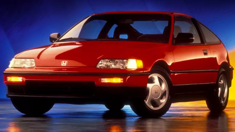 Honda CRX II (1987 - 1991) Coupe CRX 1.6 wersja 2-drzwiowa, Benzynowy, Manualna skrzynia biegów, 1590cm3 - 124KM, 881kg