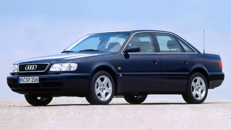 Audi A6 I C4 (1994 - 1997) Kombi A6 Avant 1.8 wersja 5-drzwiowa, Benzynowy, Manualna skrzynia biegów, 1781cm3 - 125KM, 1415kg