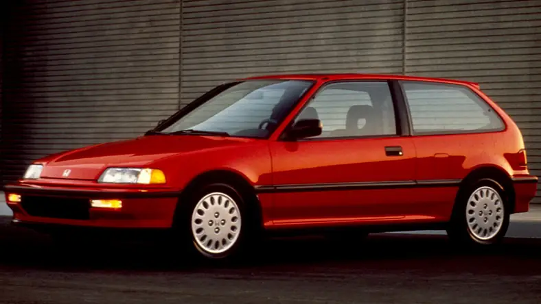 Honda Civic IV (1988 - 1991) Sedan Civic 1.6i-16 GL wersja 4-drzwiowa, Benzynowy, Manualna skrzynia biegów, 1590cm3 - 110KM, 945kg