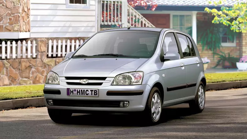 Hyundai Getz (2002 - 2011) Hatchback Getz 1.4 Fan wersja 5-drzwiowa, Benzynowy, Manualna skrzynia biegów, 1399cm3 - 97KM, 1001kg