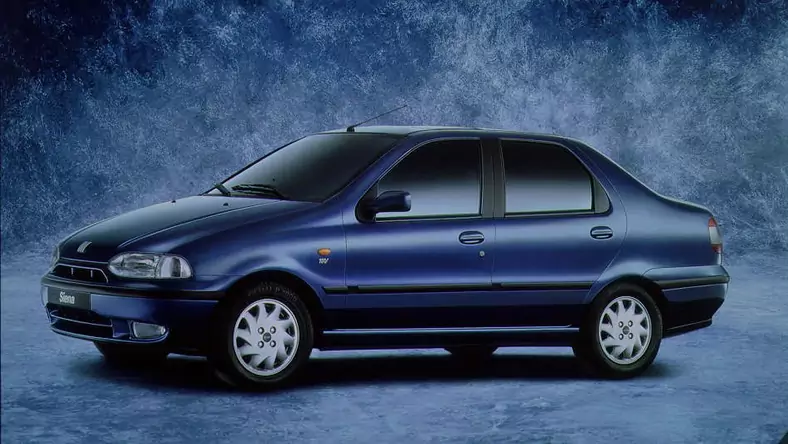 Fiat Siena I (1996 - 2012) Sedan Siena 75 EL wersja 4-drzwiowa, Benzynowy, Manualna skrzynia biegów, 1242cm3 - 75KM, 990kg