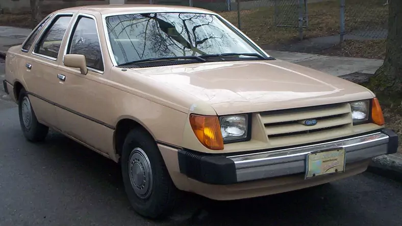 Ford Tempo I (1984 - 1994) Sedan Tempo 2.3 4WD wersja 4-drzwiowa, Silnik wankla, Automatyczna skrzynia biegów, 2307cm3 - 101KM, 1300kg