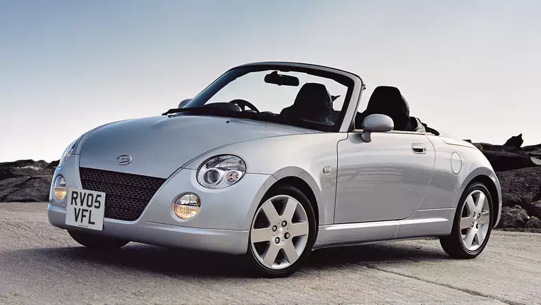 Daihatsu Copen (2002 - 2012) Roadster Copen 1.3 wersja 2-drzwiowa, Benzynowy, Manualna skrzynia biegów, 1298cm3 - 87KM, 850kg