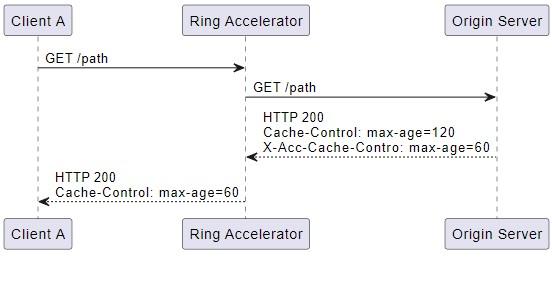 Cache Control Ring Accelerator diagram