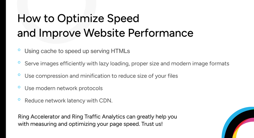 How to optimize speed of your website?