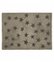 Lorena Canals Dywan bawełniany Linen Stars Grey 120x160 brązowy, gwiazdki C-L-SG