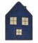 Lorena Canals Dywan bawełniany Tu Casita Night 120x160 granatowy, domek C-CASITA-NIGHT
