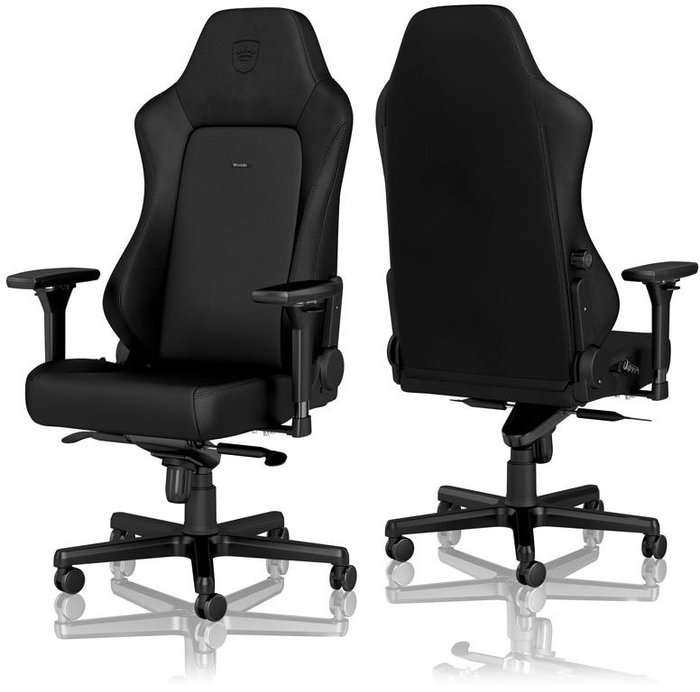 noblechairs Fotel noblechairs HERO Black Edition czarny czarne obszycie
