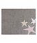 Lorena Canals Dywan bawełniany Tres Estrellas Rosa/Pink 120x160 szary w gwiazki C-TE-GR