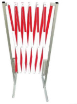 Barierka nożycowa składana z nogami 320 cm