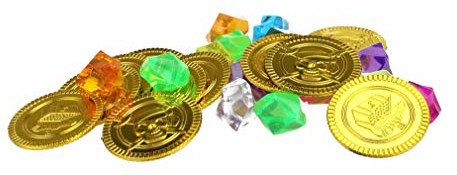 Toi-Toys Toitoys 8719904176545 monety pirackie i diamenty, Multi 8719904176545