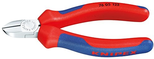 Knipex 76 05 125 szczypce boczne do urządzeń elektrycznych Mechanik chromowany z wieloelementowym obudowom marki 125 MM 76 05 125