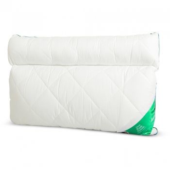 AMZ Szamotuły Poduszka 2-kom z wałkiem Anatomiczna Pokryciowa 100% bawełna 50x60 cm 600g 5907803176428