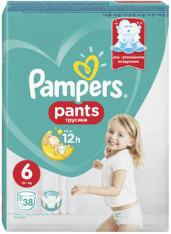 Pampers Pants Economy Pack 6 Extra Large 38szt