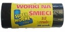 Worki na śmieci 35L 50X60CM 20SZT Super Mocne Ldpe