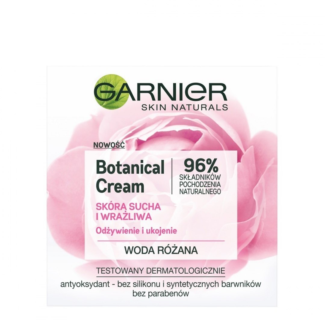 Garnier Skin Naturals Botanical Rose Water Krem odżywienie i ukojenie 50ml 89884