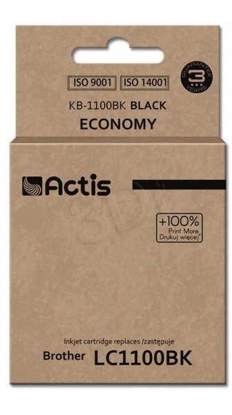 Actis tusz Brother LC1100/LC980 Black KB-1100Bk KB-1100Bk