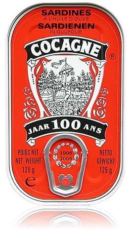 Cocagne Sardynki portugalskie w oliwie 125 g Cocagne