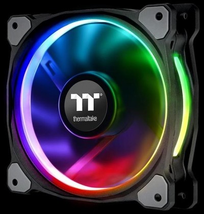 Thermaltake Wentylator do obudowy Thermaltake Ring 12 RGB Plus TT Premium 5 pack CL-F054-PL12SW-A (120 mm; 1500 obr/min; RGB)
