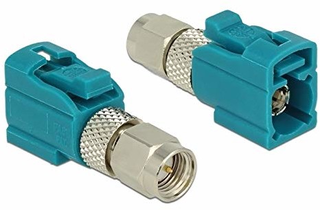 Delock Adapter do anteny Ekranowane SMA (M) do Fakra z LAN (w) (89639)