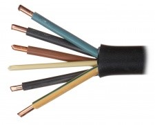 ABCVISION Kabel elektryczny YKY-5X10.0/100m YKY-5X10.0/100M