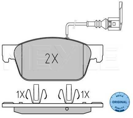 Wulf Gaertner Autoparts Zestaw klocków hamulcowych, hamulce tarczowe Wulf Gaertner Autoparts 025 246 2318/W