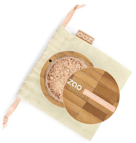 ZAO COSM'ETIKA FRANCE Jedwabisty Podkład Mineralny w Pudrze, Jasnobeżowy n°501, Zao Cosm'etika France, 15g