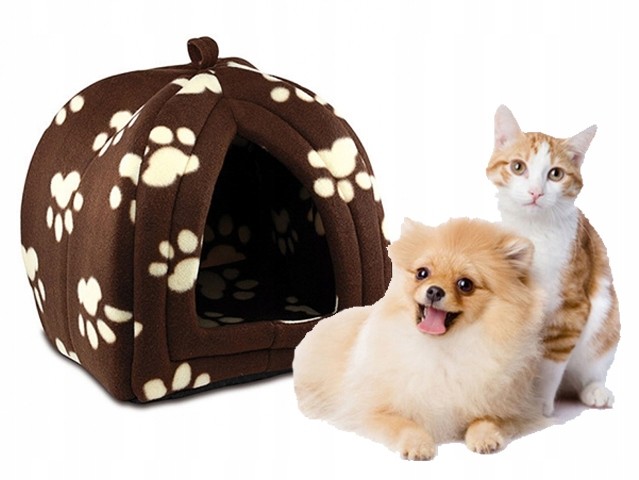 Legowisko dla psa kota Domek buda przenośny Miękki