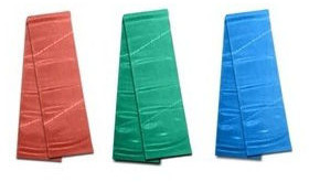 ZESTAW Taśm lateksowych do ćwiczeń oporowych 2,5m X 3 sztuki (resistance band) 0000003032