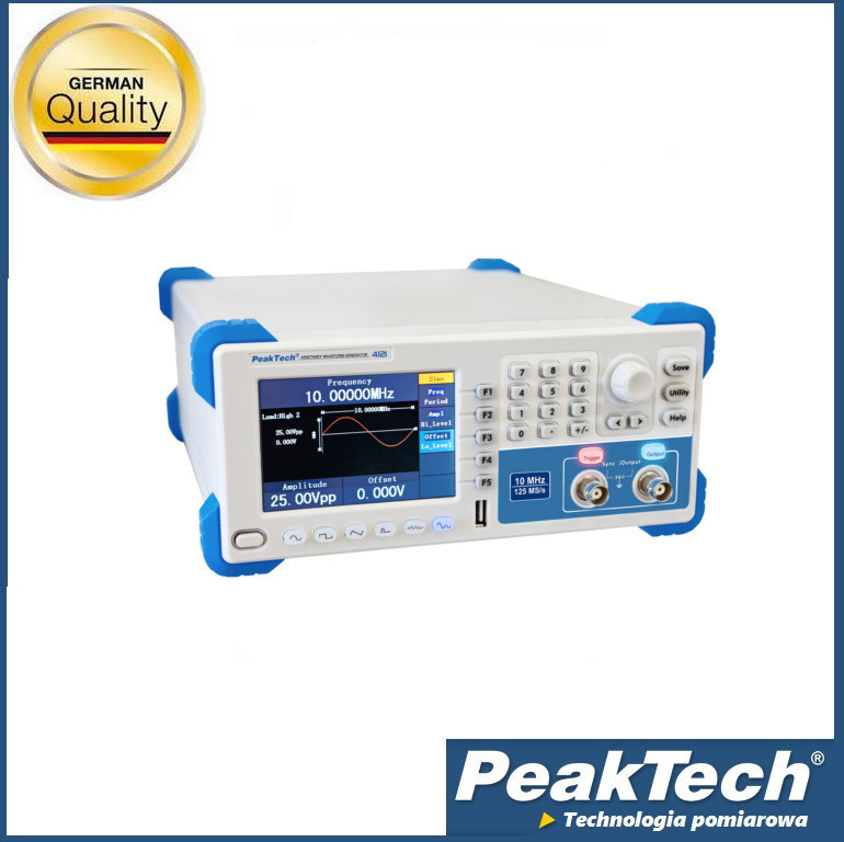 PeakTech Arbitralny generator przebiegów 1CH 1Hz  10MHz PeakTech 4121