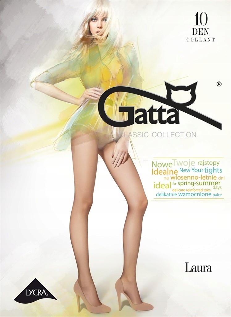 Gatta Laura 10 Rajstopy damskie wz.00/5-XL/Lyon