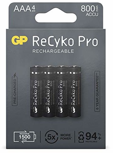 GP ReCyko+ PRO 4 akumulatory AAA Micro, 2900434360001 2900434360001