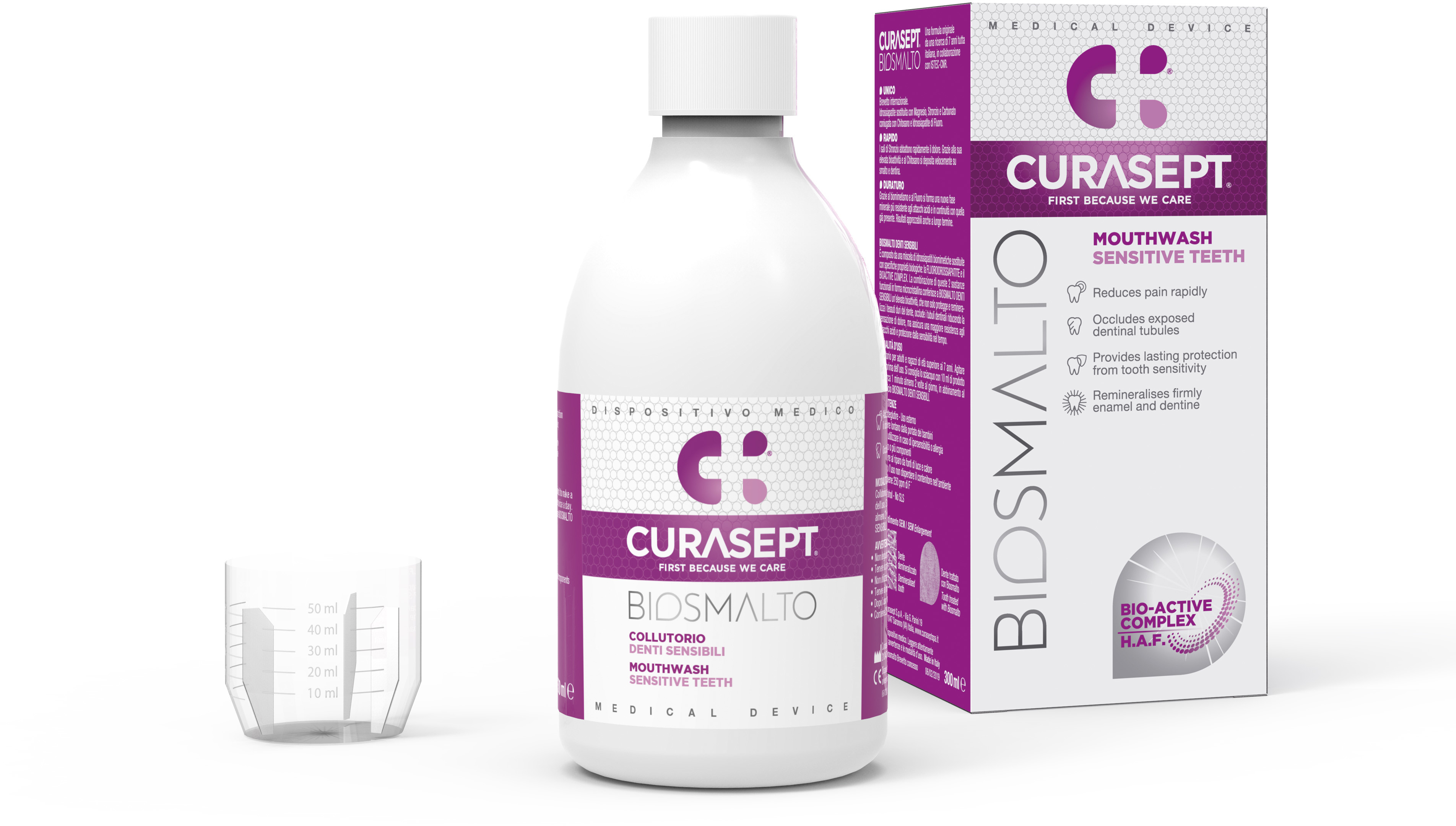 CURASEPT CURASEPT BIOSMALTO SENSITIVE Płyn Na Nadwrażliwość - 300 ml 9094249